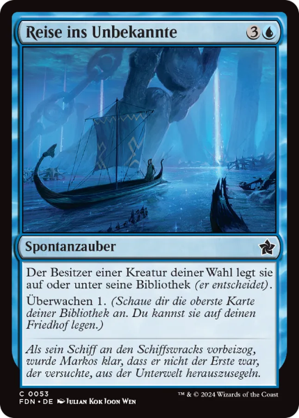 Sammelkarten MTG Reise ins Unbekannte FDN #53 (DEU)