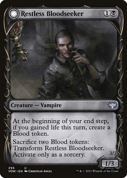 Sammelkarten MTG Restless Bloodseeker // Bloodsoaked Reveler VOW #295 (ENG)