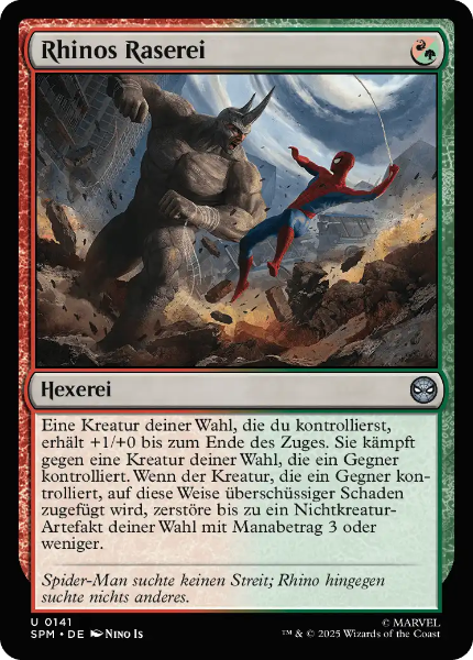 Sammelkarten MTG Rhinos Raserei SPM #141