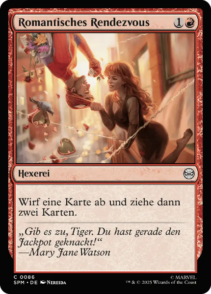 Sammelkarten MTGRomantisches Rendezvous SPM #86 Foil