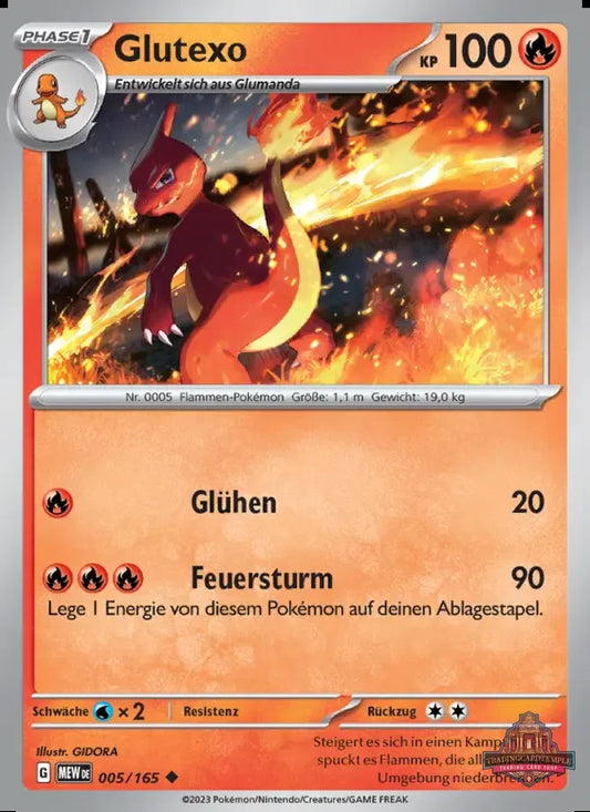 Sammelkarten Pokemon Glutexo 005/165 Cosmo Holo