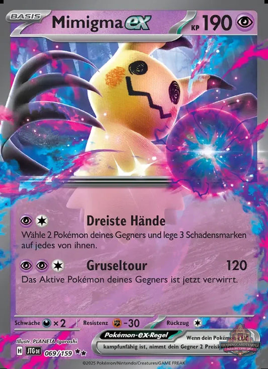 Sammelkarten Pokemon Mimigma ex 096/159