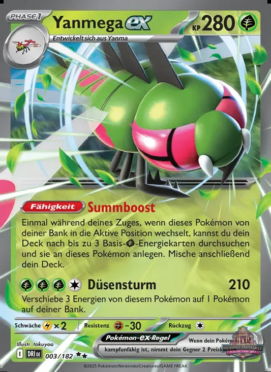 Sammelkarten Pokemon Yanmega ex 003/182