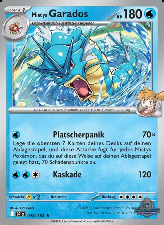 Sammelkarten Pokemon Mistys Garados 049/182 Holo