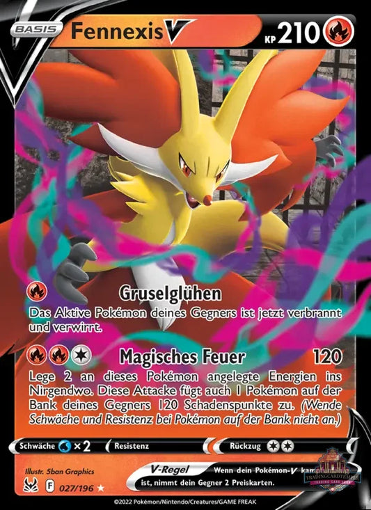 Sammelkarten Pokemon Fennexis v 027/196 
