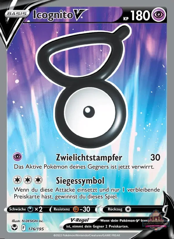 Sammelkarten Pokemon Icognito v 176/195