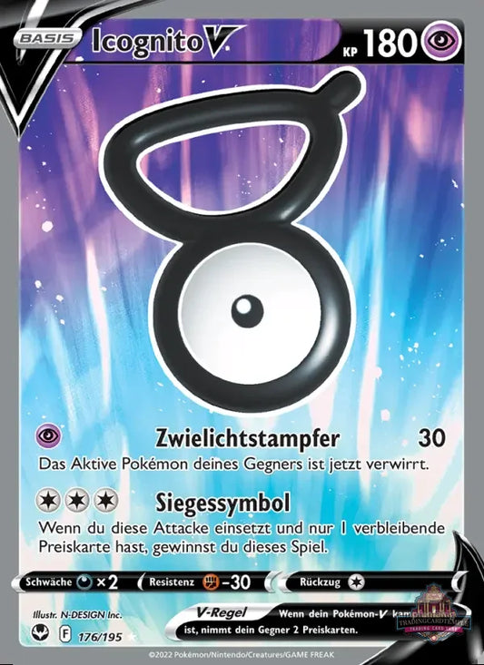 Sammelkarten Pokemon Icognito v 176/195