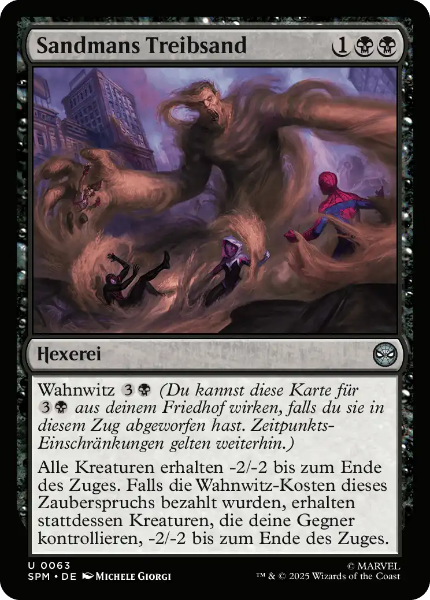 Sammelkarten MTG Sandmans Treibsand SPM #63 Foil