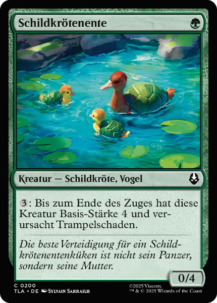 Sammelkarten MTG Schildkrötenente TLA #200