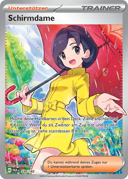 Sammelkarten Pokemon Schirmdame 238/182 Fullart 