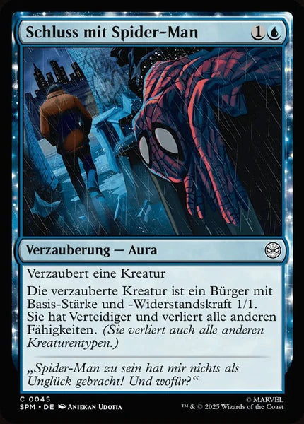 Sammelkarten MTG Schluss mit Spider-Man SPM #45 (DEU)