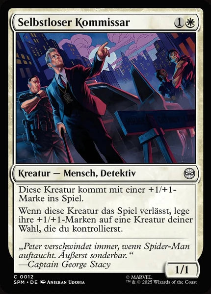 Sammelkarten MTG Selbstloser Kommissar SPM #12 (DEU)