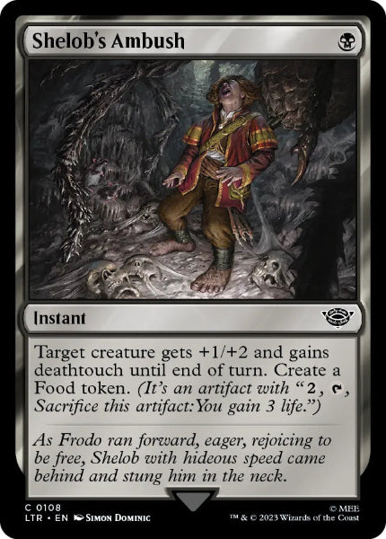 Sammelkarten MTG Shelob´s Ambush LTR #108