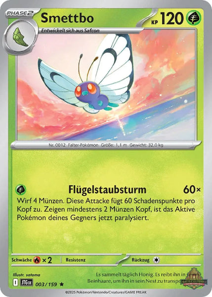 Sammelkarten Pokemon Smettbo 003/159 Holo