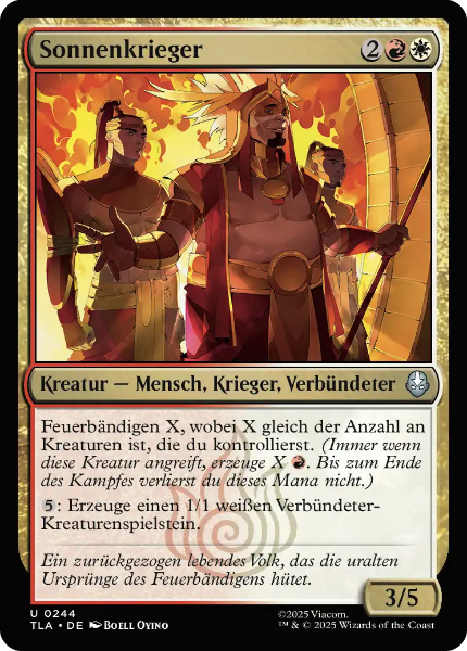 Sammelkarten MTG Sonnenkrieger TLA #244