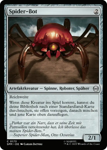 Sammelkarten MTG Spider-Bot SPM #173