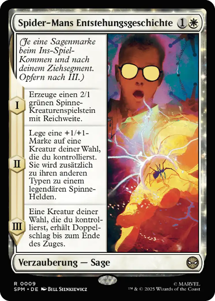 Sammelkarten MTG Spider-Mans Entstehungsgeschichte SPM #9