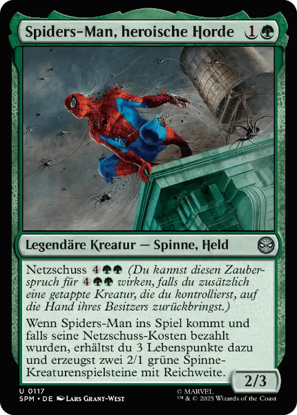 Sammelkarten MTG Spiders-Man, heroische Horde SPM #117