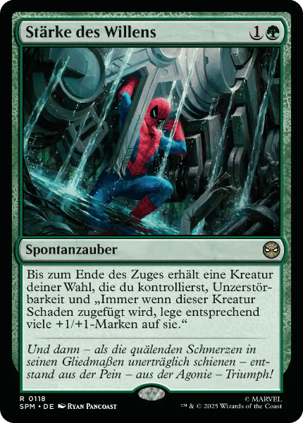 Sammelkarten MTG Stärke des Willens SPM #118 Foil
