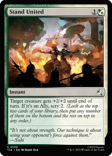 Sammelkarten MTG Stand United TLE #149 Foil (ENG)