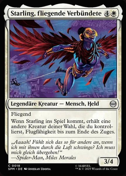 Sammelkarten MTG Starling, fliegende Verbündete SPM #18 (DEU)