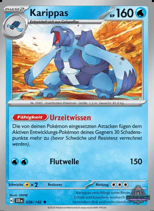 Sammelkarten Pokemon Karippas 038/142 Holo 