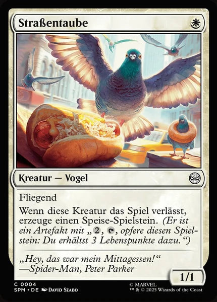 Sammelkarten MTG Straßentaube SPM #4 (DEU)