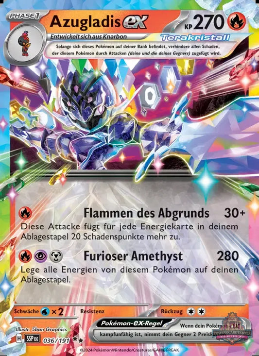 Sammelkarten Pokemon Azugladis 036/191