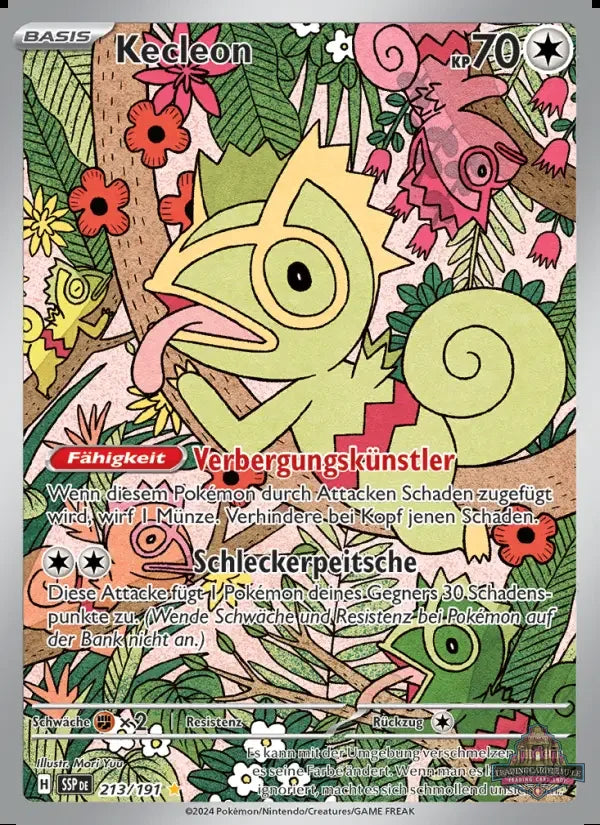 Sammelkarten Pokemon Kecleon 213/191 Foil