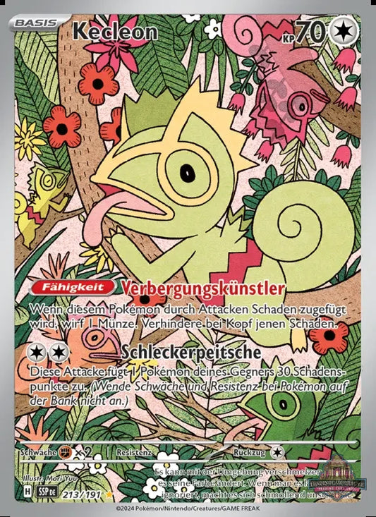 Sammelkarten Pokemon Kecleon 213/191 Foil