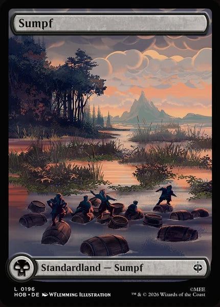 Sammelkarten MTG Sumpf HOB #196 (DEU)