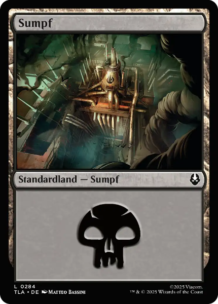 Sammelkarten MTG Sumpf TLA #284