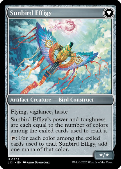 Sammelkarten MTG Sunbird Standard /Sunbird Effigy LCI #262