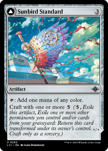 Sammelkarten MTG Sunbird Standard /Sunbird Effigy LCI #262