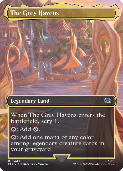 Sammelkarten MTG The Grey Havens LTR #443