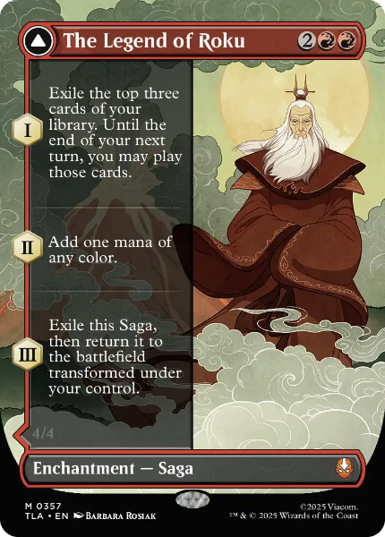 Sammelkarten MTG The Legend of Roku TLA #357 / Avatar Roku TLA #357 (ENG)