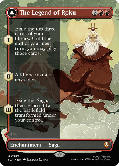 Sammelkarten MTG The Legend of Roku TLA #357 / Avatar Roku TLA #357 (ENG)
