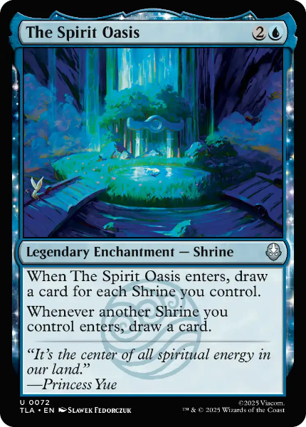 Sammelkarten MTG The Spirit Oasis TLA #72 Foil
