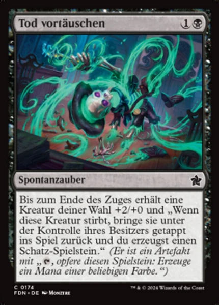 Sammelkarten MTG Tod vortäuschen FDN #174 (DEU)