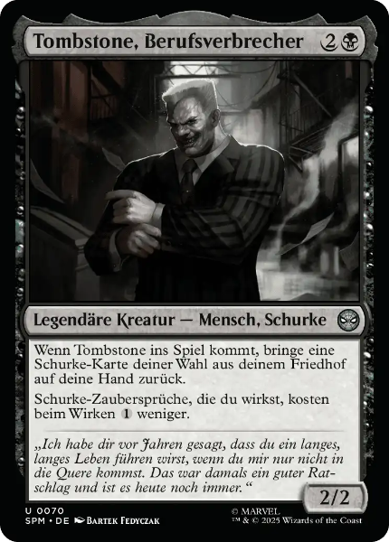 Sammelkarten MTG Tombstone, Berufsverbrecher SPM #70