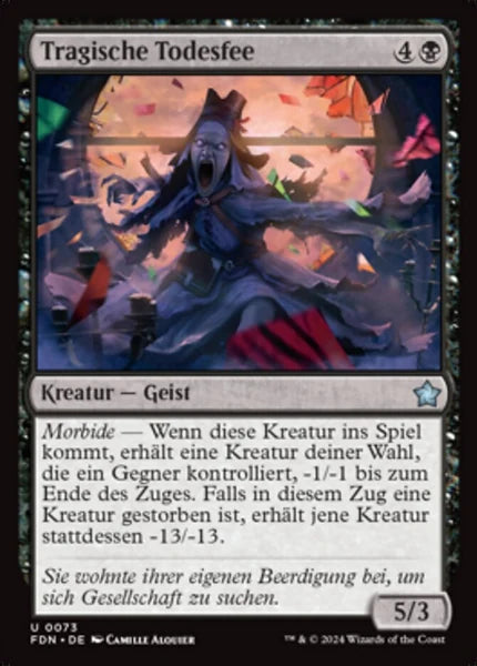 Sammelkarten MTG Tragische Todesfee FDN #73 (DEU)