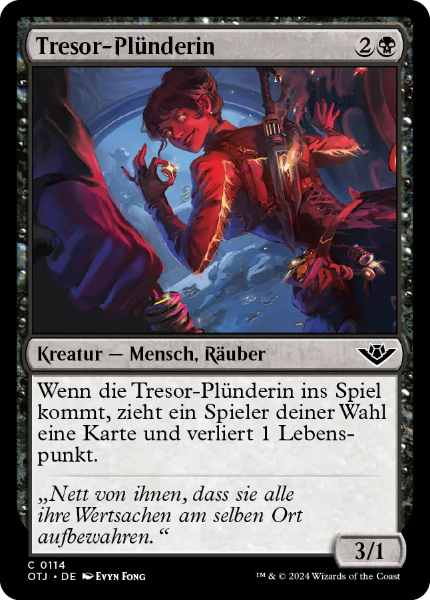 Sammelkarten Outlaws of Thunder Tresor-Plünderin #114