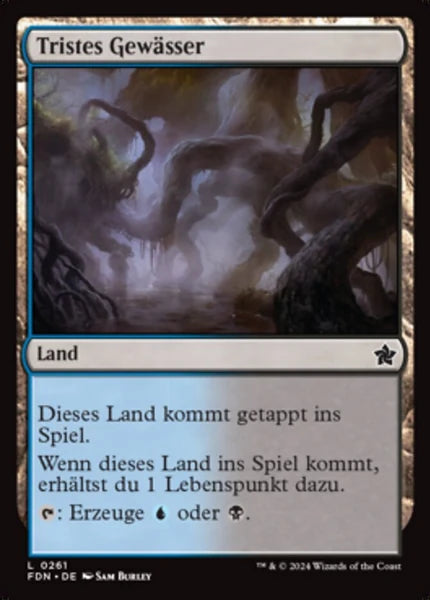 Sammelkarten MTG Tristes Gewässer FDN #261 (DEU)