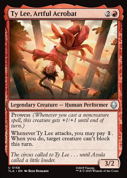 Sammelkarten MTG Ty Lee, Artful Acrobat TLA #158 (ENG)