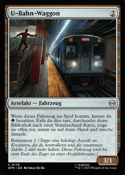 Sammelkarten MTG U-Bahn-Waggon SPM #178 (DEU)