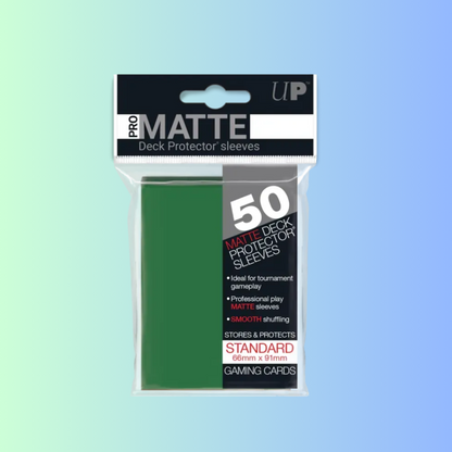 Ultra Pro Matte Deck Protectors dunkelgrun