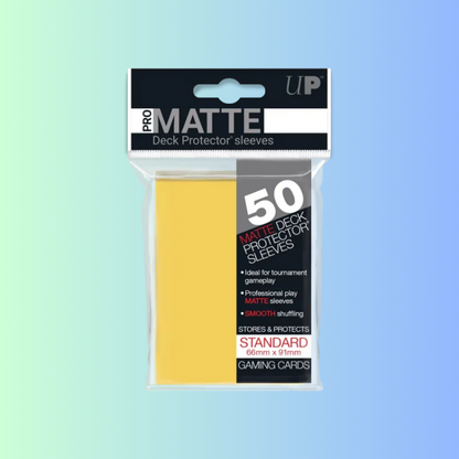 Ultra Pro Matte Deck Protectors gelb