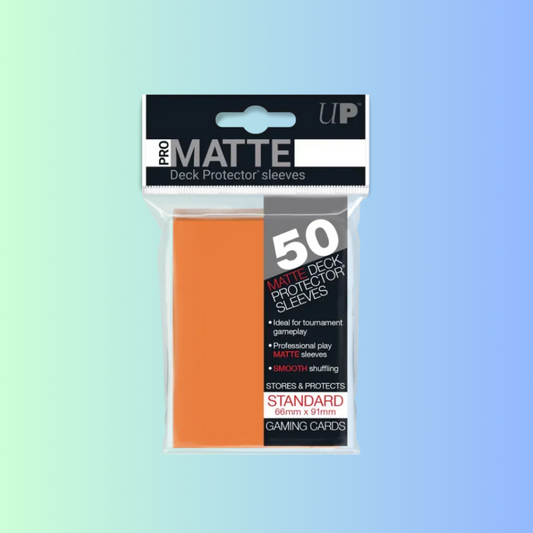 Ultra Pro Matte Deck Protectors orange
