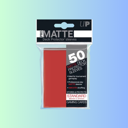 Ultra Pro Matte Deck Protectors rot