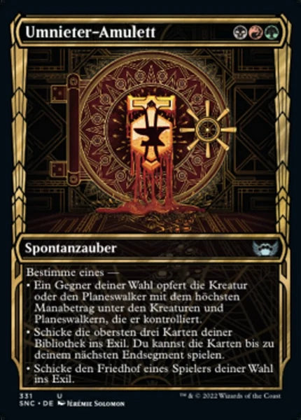 Sammelkarten MTG Umnieter-Amulett SNC #331 (DEU)